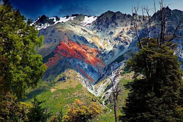 Hiking in the Andes